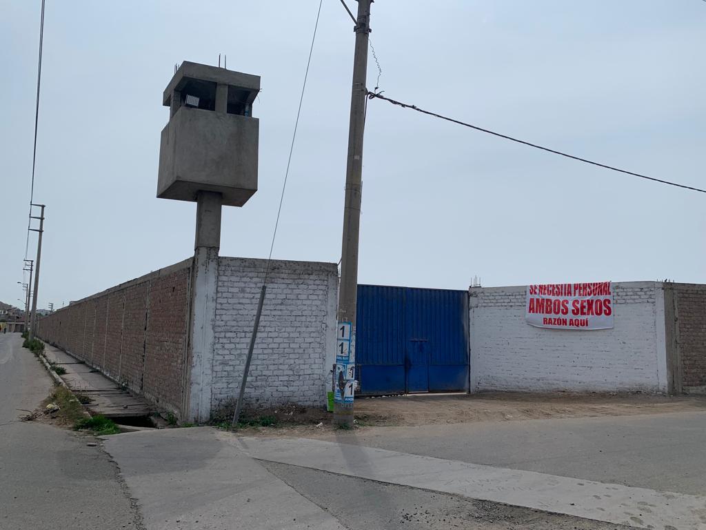Delimitación del perímetro del Terreno 2